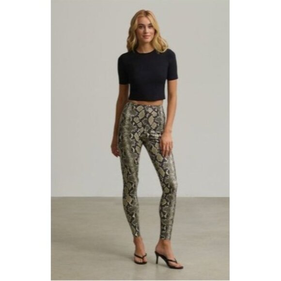 Commando Olive Snake Print Leggings XS - Picture 5 of 8